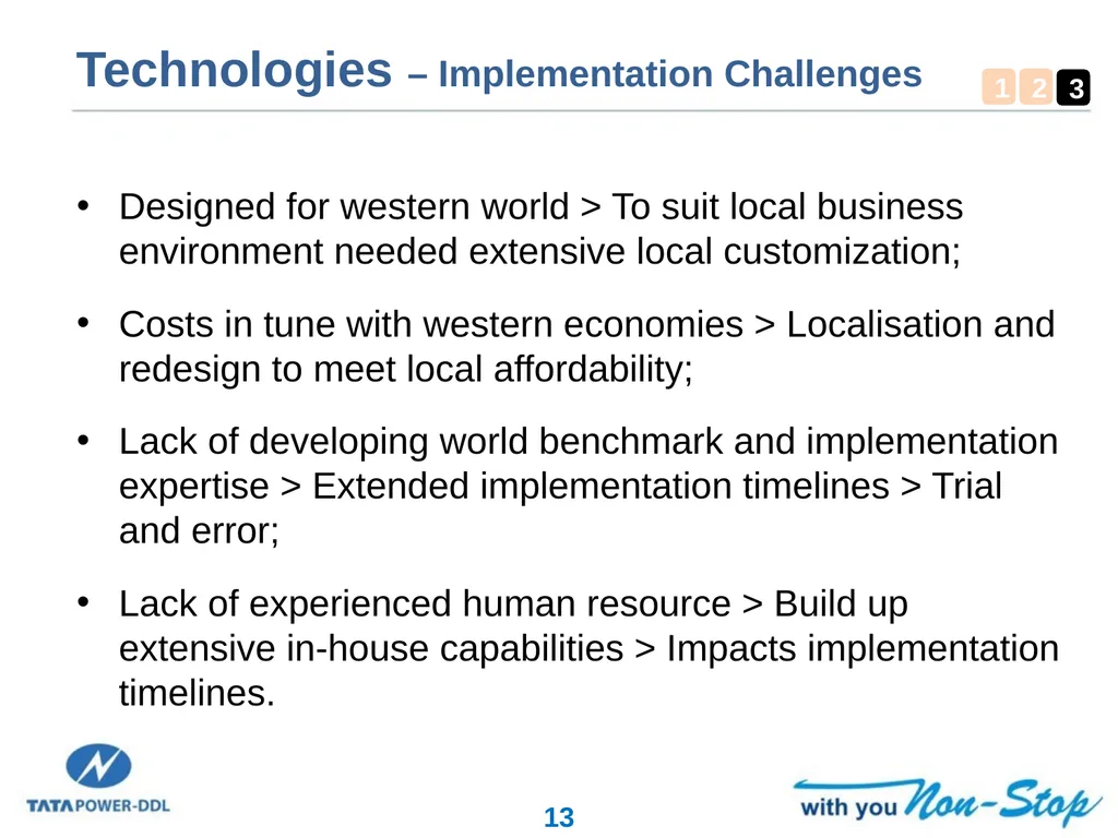 Smart Grid Implementation in India Experiences and - slide 13 of 18