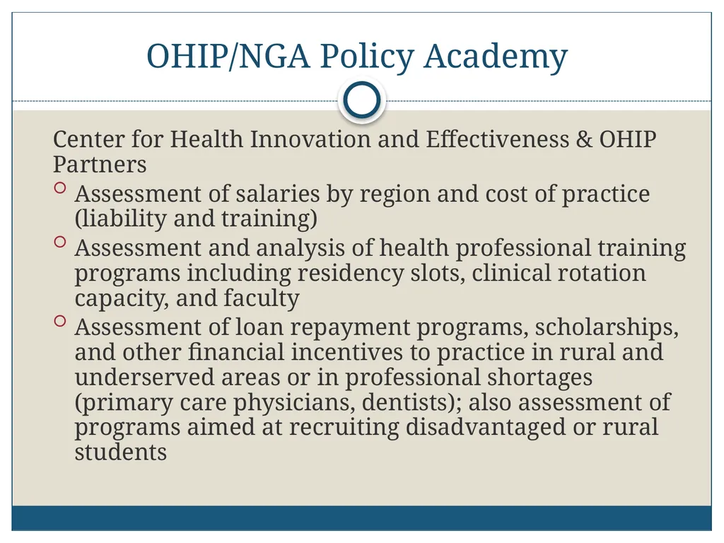 Health WORKFORCE Health System Transformation - slide 9 of 10