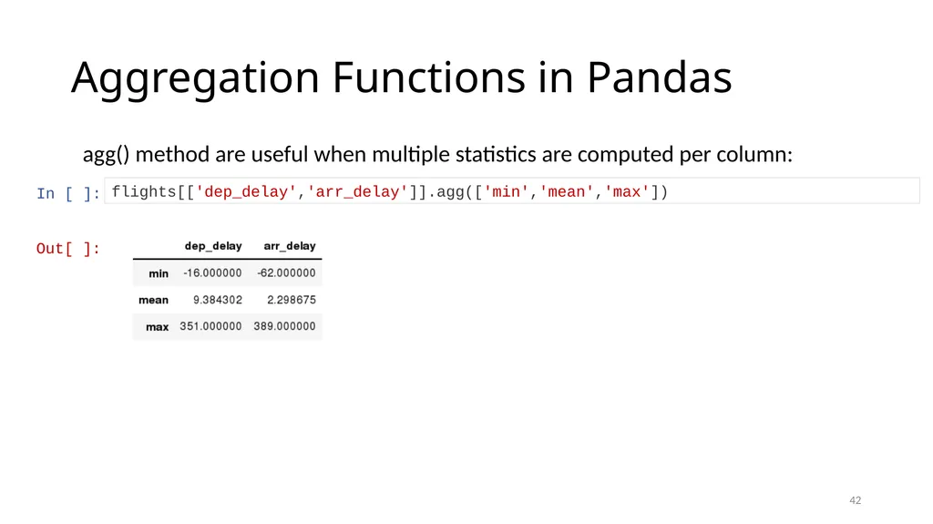 Python for Data Analysis Research Computing - slide 42 of 47