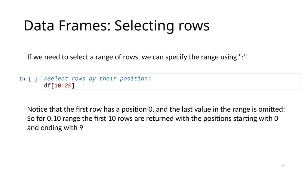 Python for Data Analysis Research Computing - slide 32 of 47