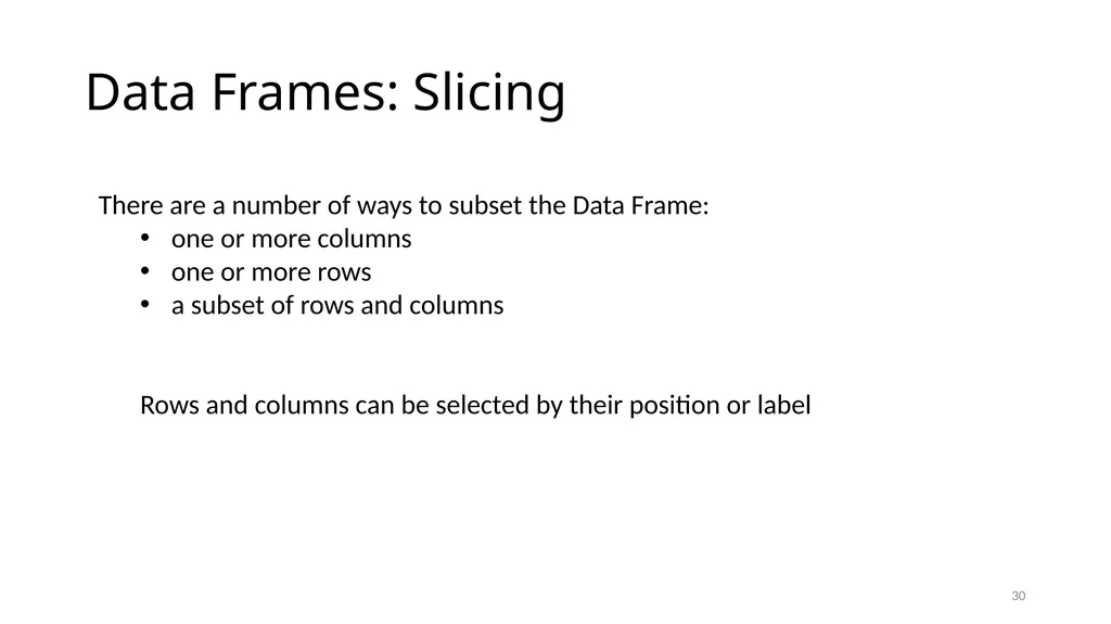 Python for Data Analysis Research Computing - slide 30 of 47