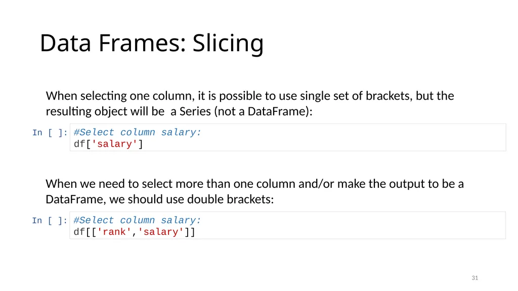 Python for Data Analysis Research Computing - slide 31 of 47
