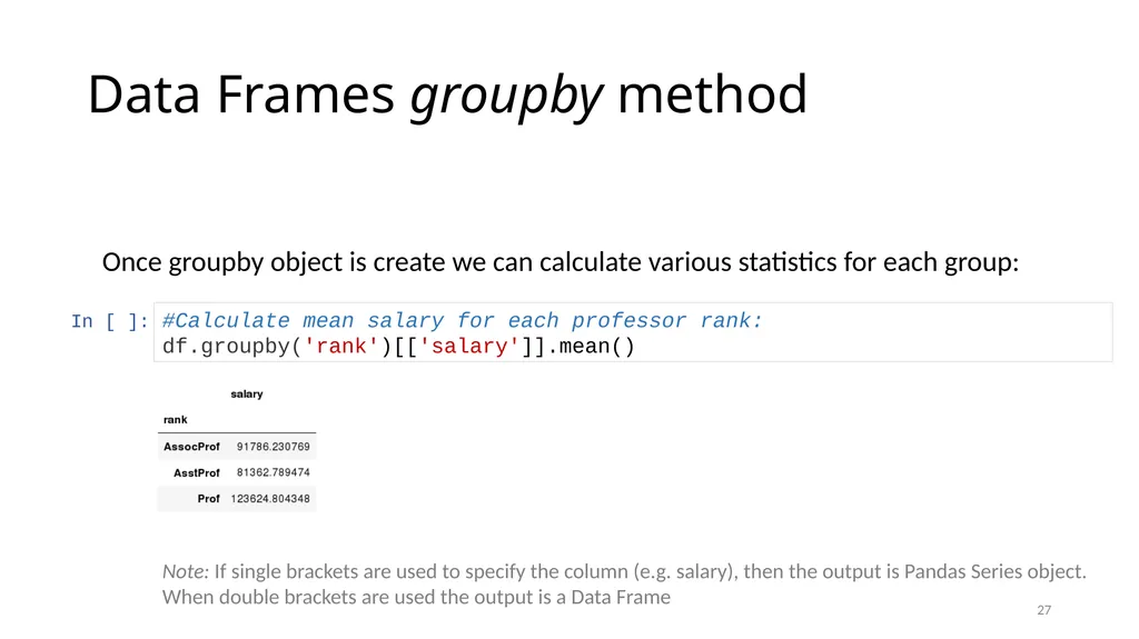 Python for Data Analysis Research Computing - slide 27 of 47