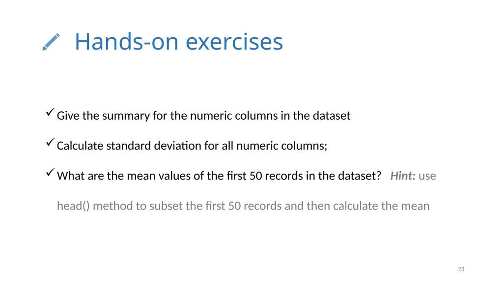 Python for Data Analysis Research Computing - slide 23 of 47
