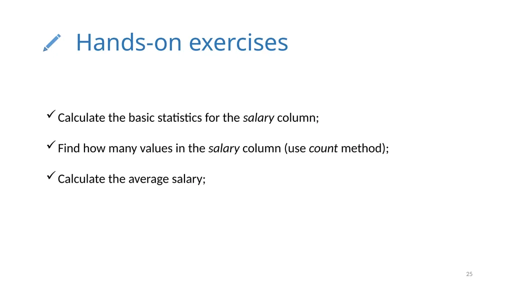 Python for Data Analysis Research Computing - slide 25 of 47