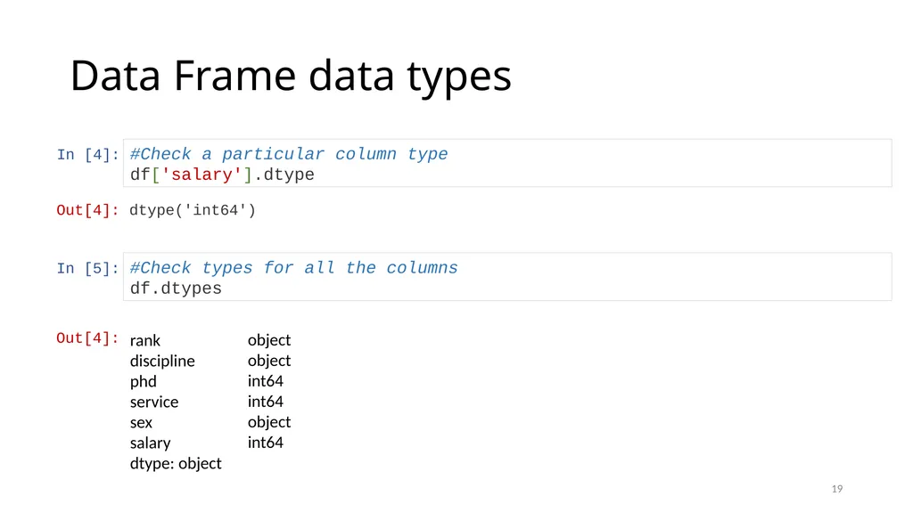 Python for Data Analysis Research Computing - slide 19 of 47
