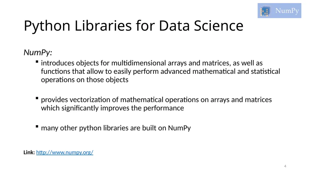Python for Data Analysis Research Computing - slide 4 of 47
