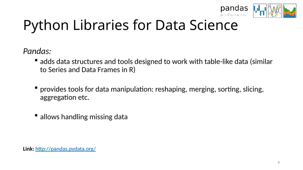 Python for Data Analysis Research Computing - slide 6 of 47