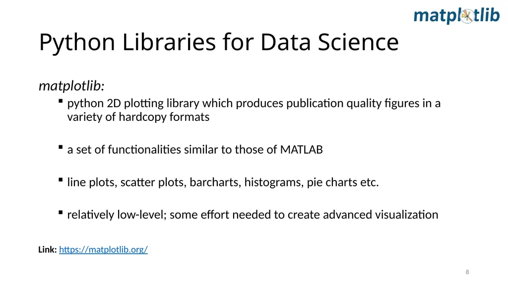 Python for Data Analysis Research Computing - slide 8 of 47