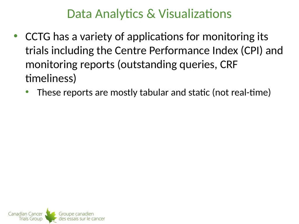 Technological Advances in Clinical Trial Conduct: - slide 14 of 18