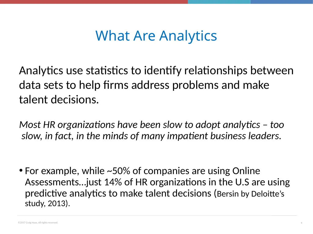 Employee Engagement, HR Metrics & Analytics Talent - slide 9 of 37