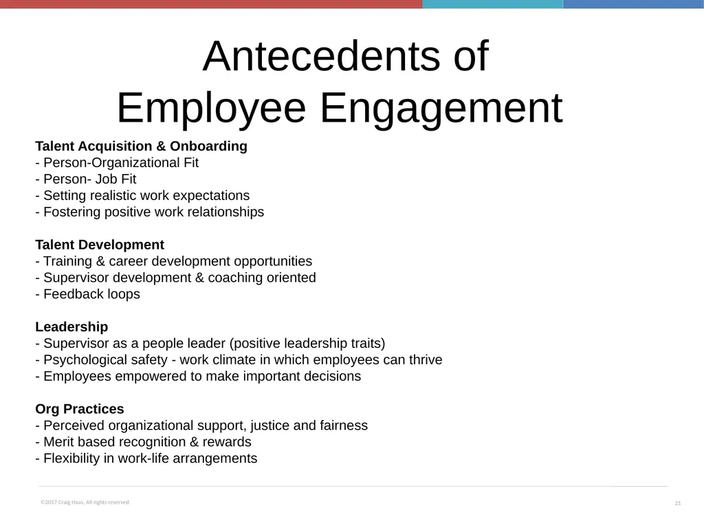 Employee Engagement, HR Metrics & Analytics Talent - slide 21 of 37