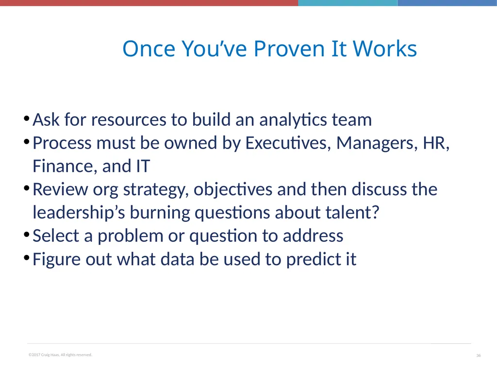 Employee Engagement, HR Metrics & Analytics Talent - slide 36 of 37