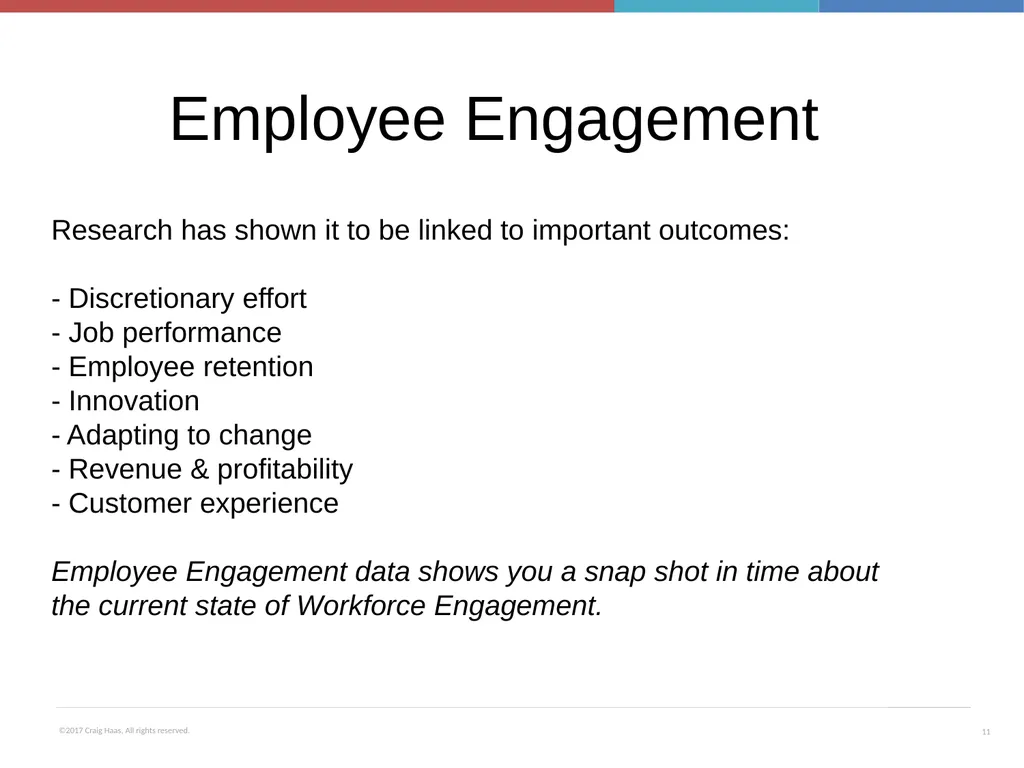 Employee Engagement, HR Metrics & Analytics Talent - slide 11 of 37