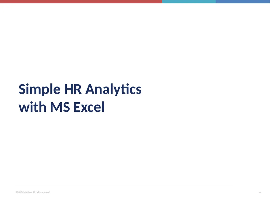 Employee Engagement, HR Metrics & Analytics Talent - slide 24 of 37