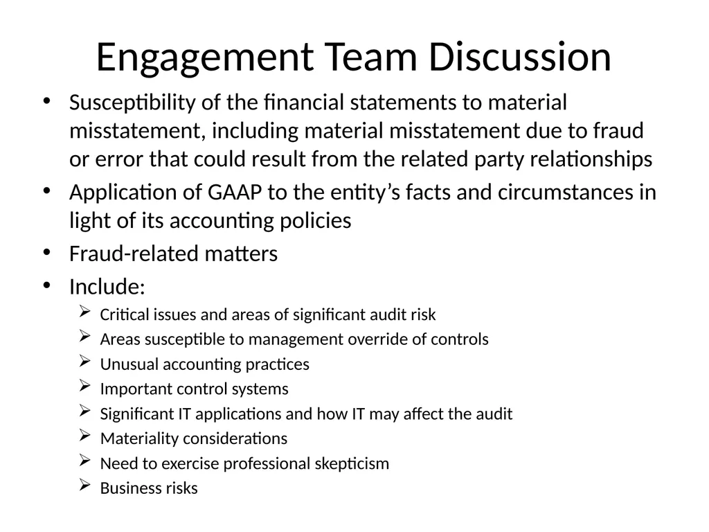 Understanding Audit Risk Assessment Objectives of - slide 9 of 61