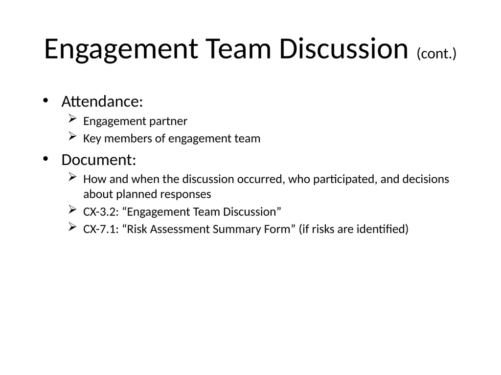 Understanding Audit Risk Assessment Objectives of - slide 10 of 61
