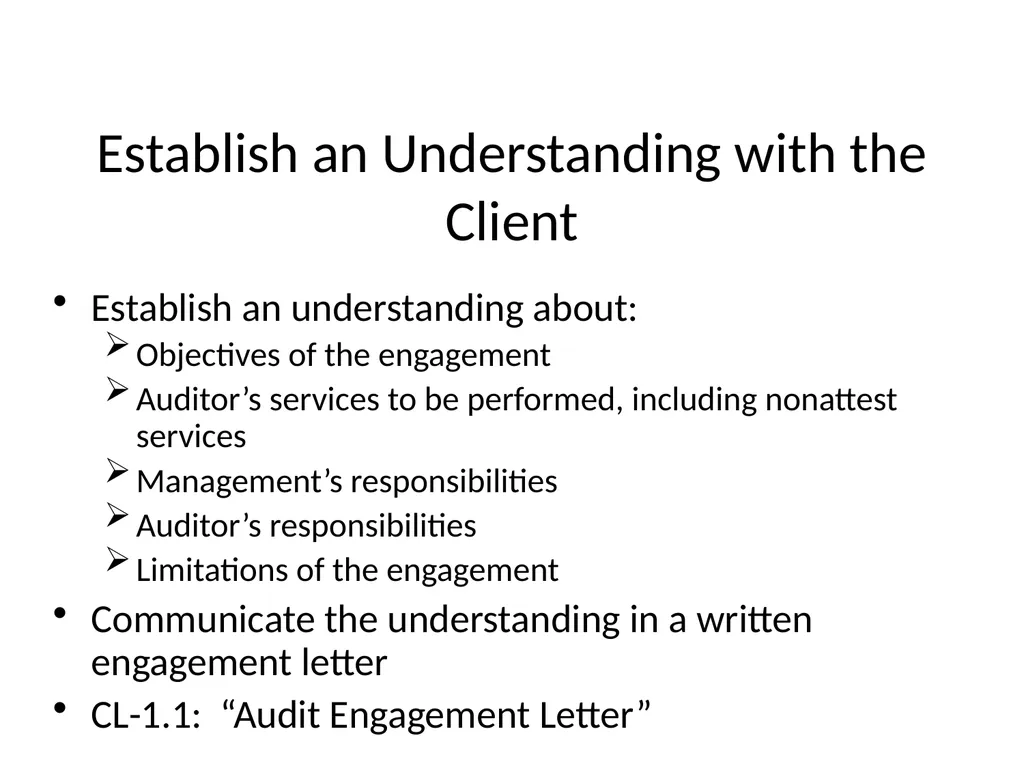 Understanding Audit Risk Assessment Objectives of - slide 7 of 61