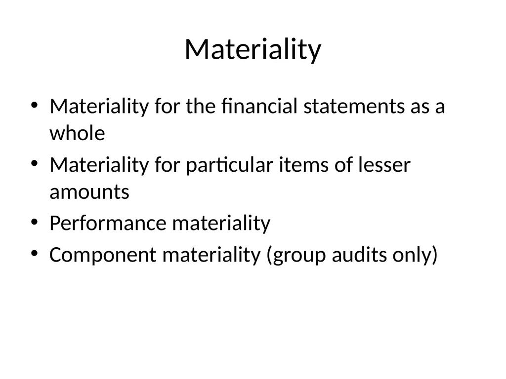 Understanding Audit Risk Assessment Objectives of - slide 11 of 61