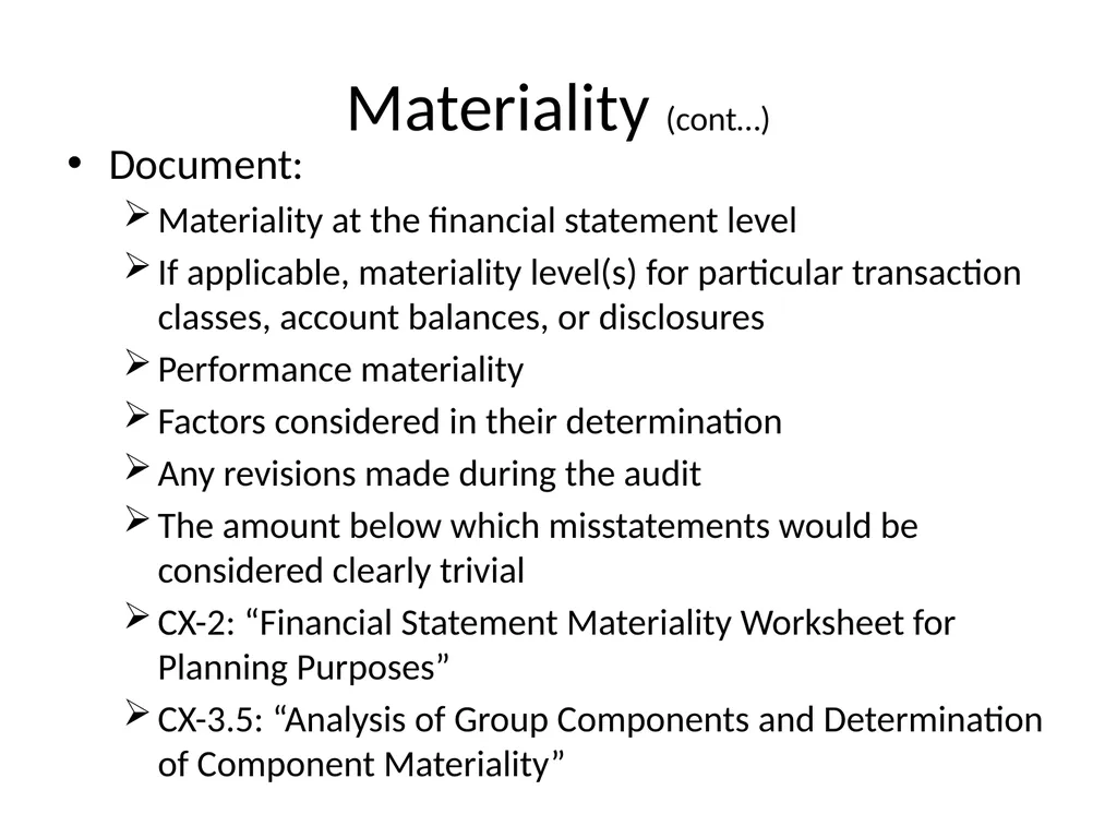 Understanding Audit Risk Assessment Objectives of - slide 13 of 61