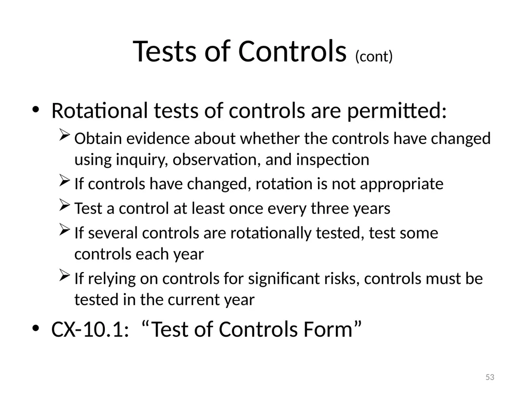 Understanding Audit Risk Assessment Objectives of - slide 53 of 61