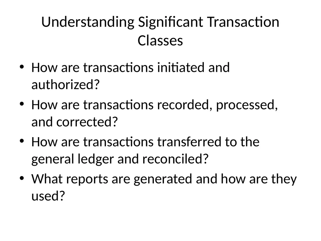 Understanding Audit Risk Assessment Objectives of - slide 34 of 61