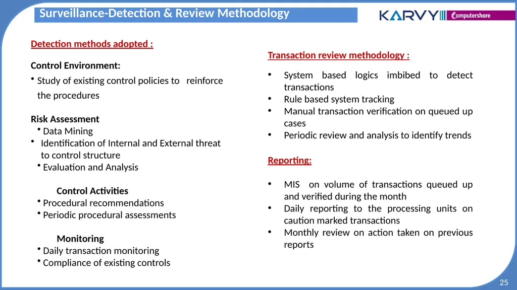 Audit & Risk Presentation Overview of Risk - slide 25 of 37