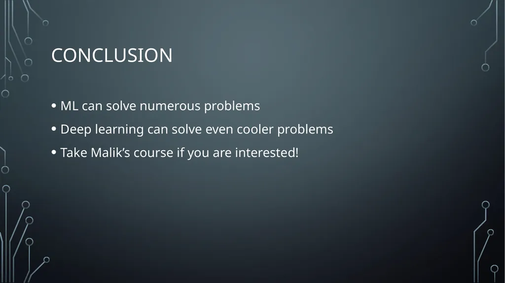 Introduction to Machine Learning Chris Paradis - slide 37 of 37