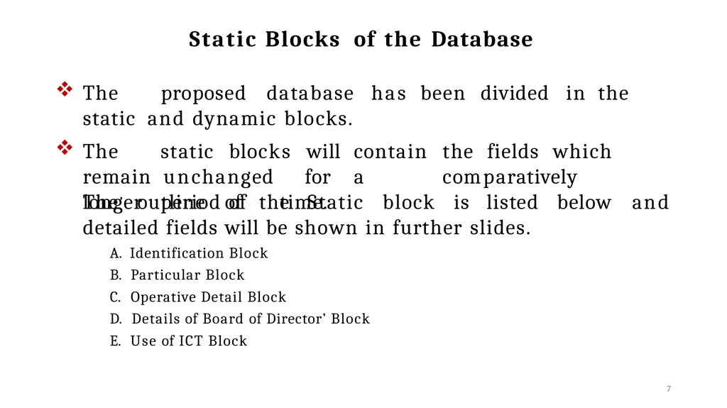 National Database of Cooperatives Ministry of - slide 7 of 22