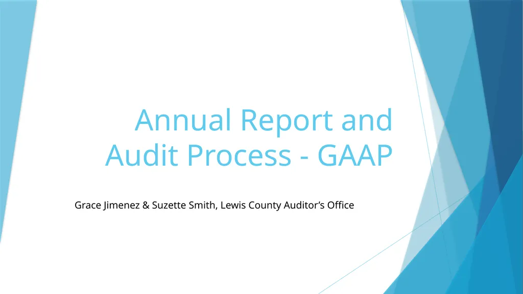 Annual Report and Audit Preparation There are no - slide 18 of 25