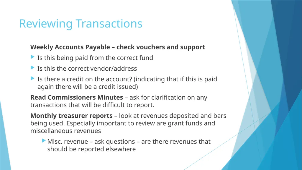 Annual Report and Audit Preparation There are no - slide 6 of 25