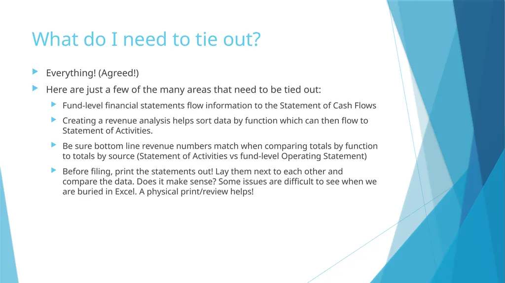 Annual Report and Audit Preparation There are no - slide 22 of 25