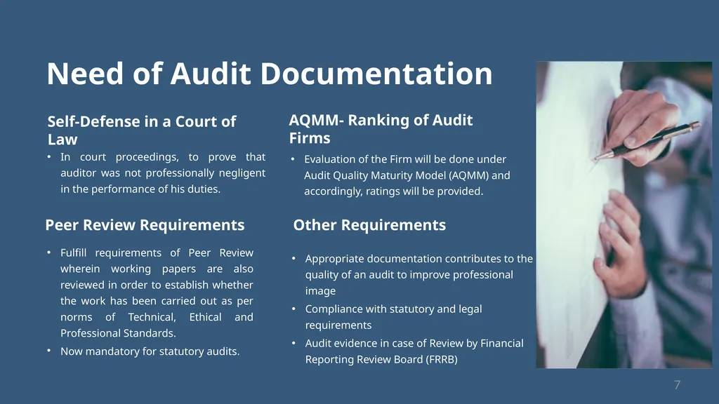 “No Documentation = No Work Done” Audit - slide 7 of 43