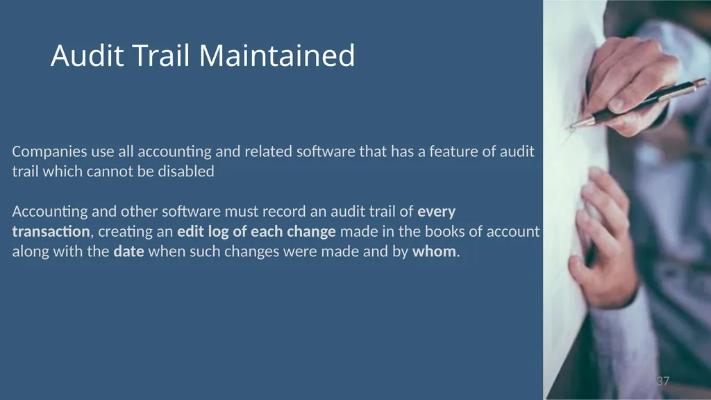 “No Documentation = No Work Done” Audit - slide 37 of 43