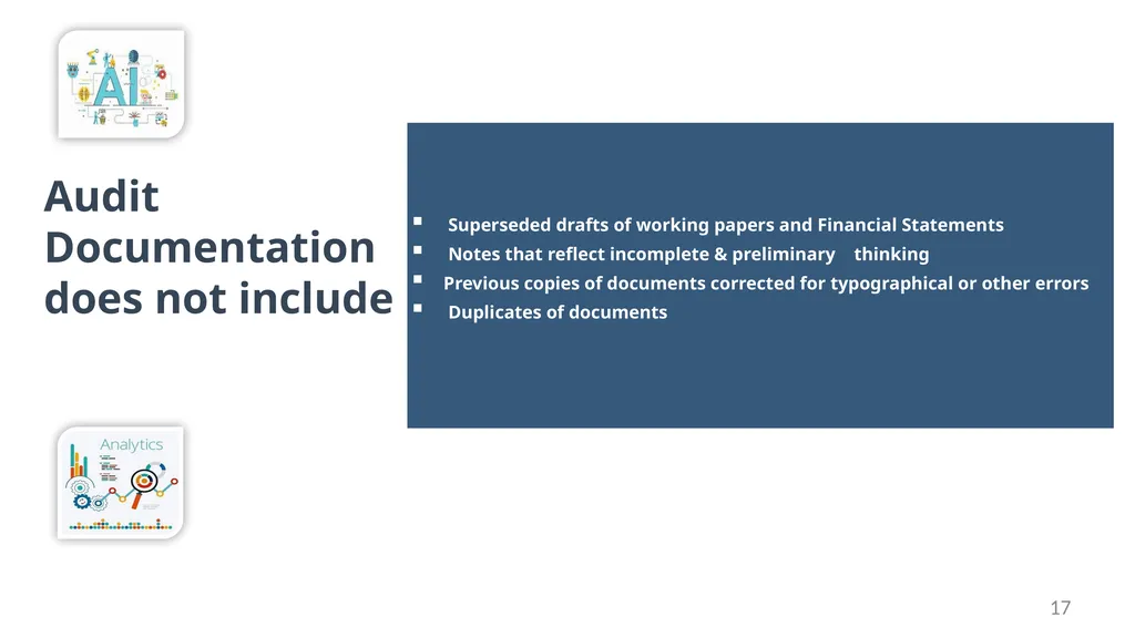 “No Documentation = No Work Done” Audit - slide 17 of 43