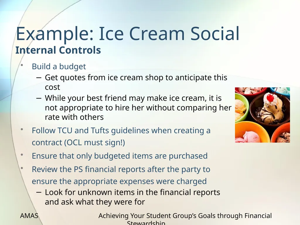 Achieving Your Student Group’s Goals through - slide 15 of 36