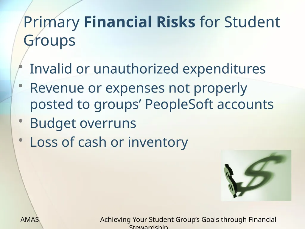 Achieving Your Student Group’s Goals through - slide 5 of 36