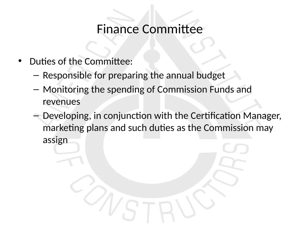 American Institute of Constructors Constructor - slide 20 of 35