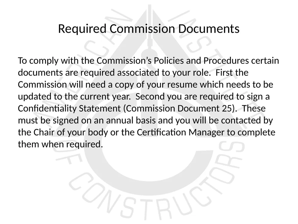 American Institute of Constructors Constructor - slide 32 of 35