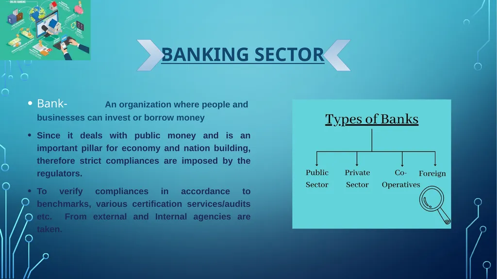 OPPORTUNITIES IN BANKING SECTOR APART FROM - slide 2 of 22