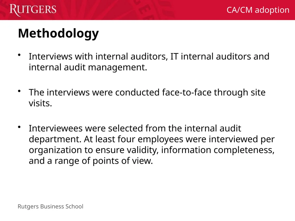 Continuous Auditing Technology Adoption in Leading - slide 3 of 13