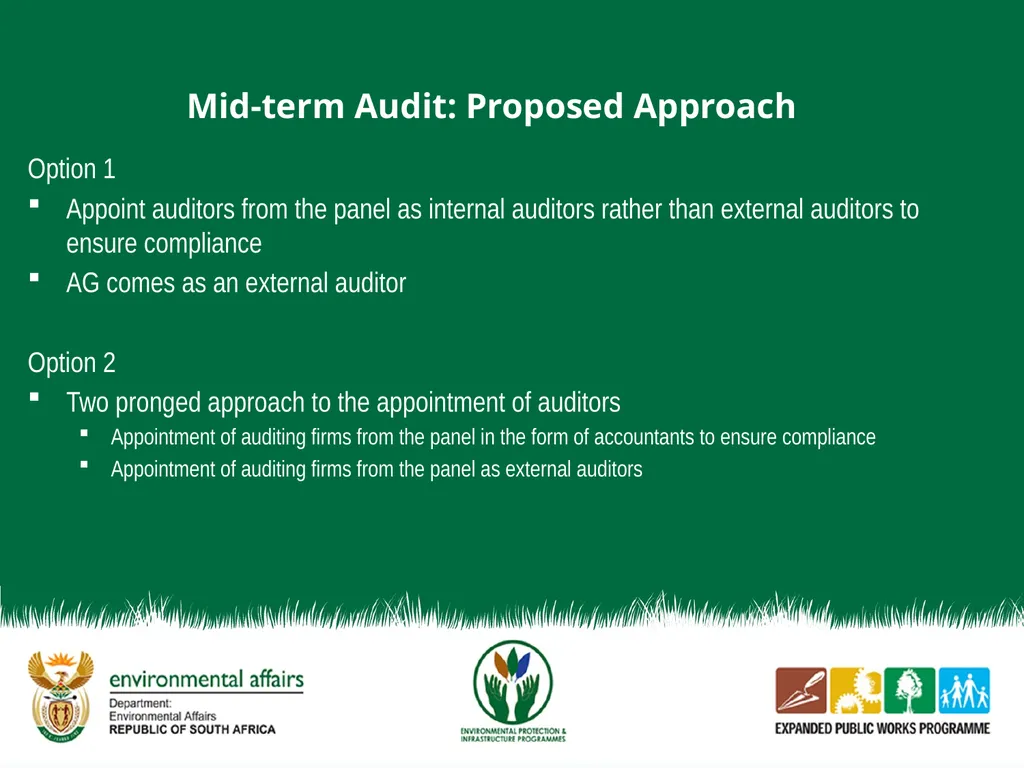 EPIP AUDIT INTERVENTION PLAN 2018/2019 OUTLINE OF - slide 5 of 10