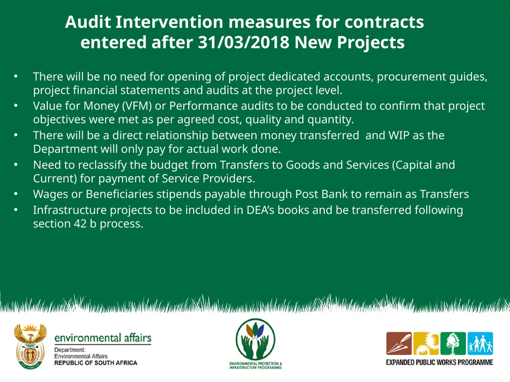 EPIP AUDIT INTERVENTION PLAN 2018/2019 OUTLINE OF - slide 8 of 10