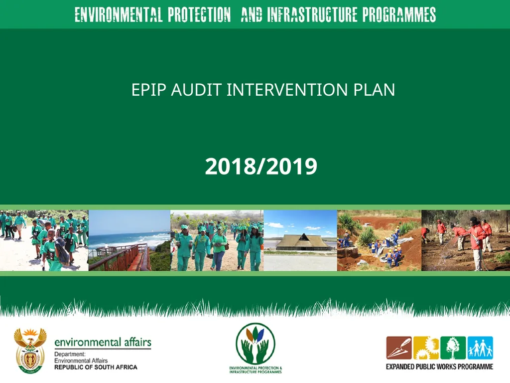 EPIP AUDIT INTERVENTION PLAN 2018/2019 OUTLINE OF