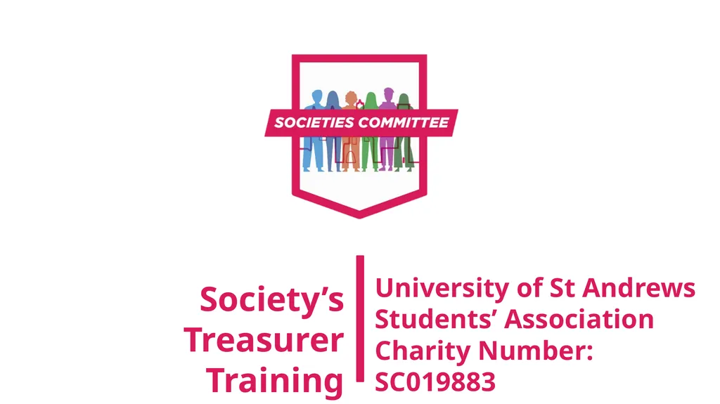Treasurer Training Society’s Treasurer Training