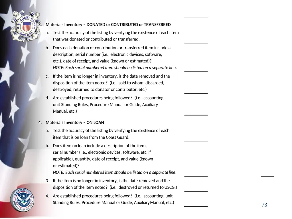 AUXILIARY FINANCIAL CONTROLS 2023 FALL DTRAIN 23 - slide 73 of 88