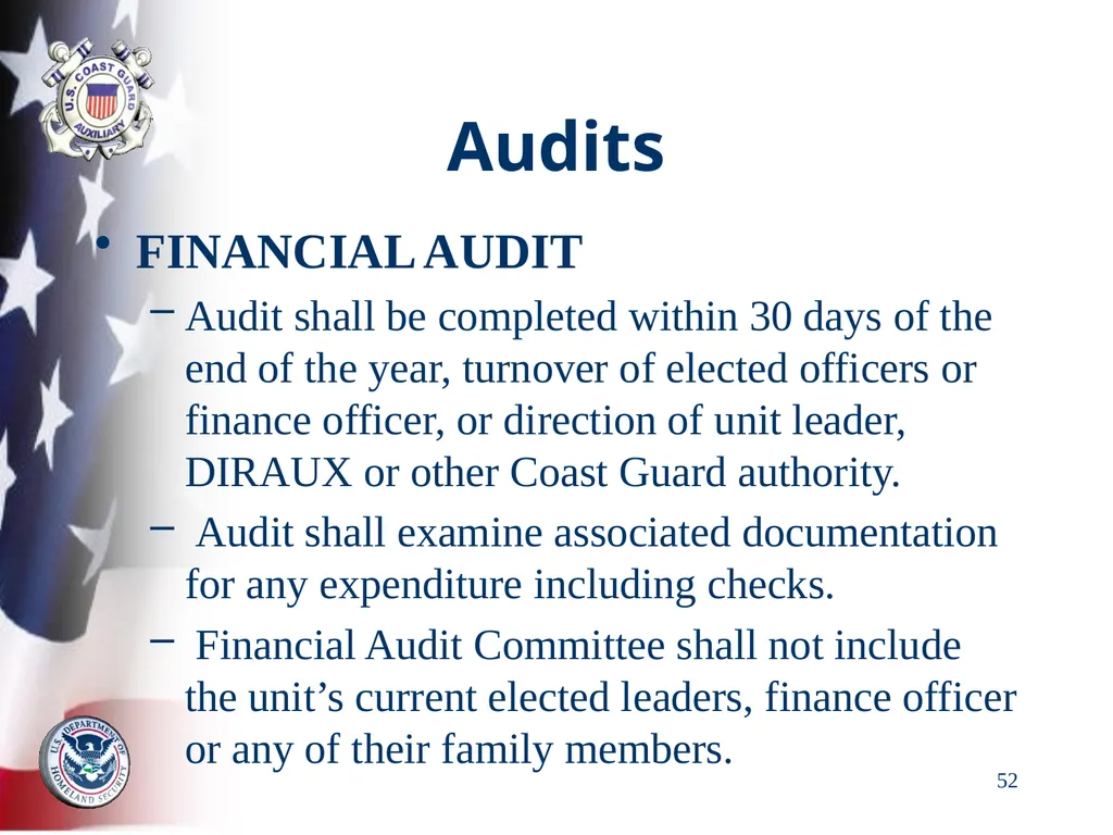 AUXILIARY FINANCIAL CONTROLS 2023 FALL DTRAIN 23 - slide 52 of 88