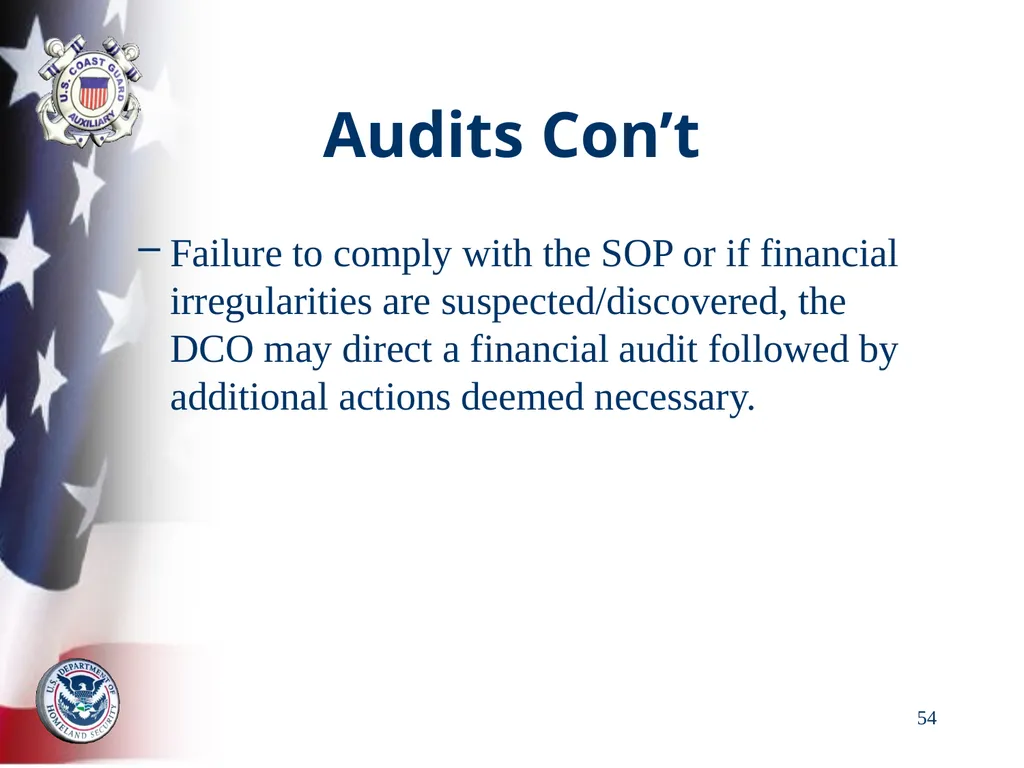 AUXILIARY FINANCIAL CONTROLS 2023 FALL DTRAIN 23 - slide 54 of 88