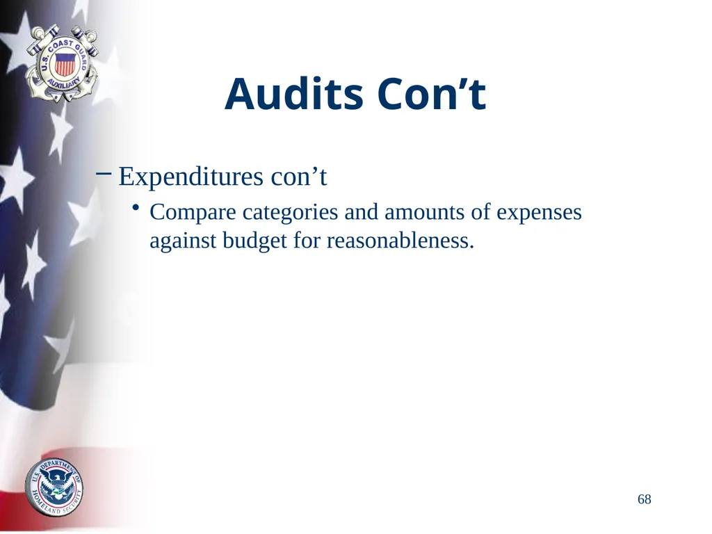 AUXILIARY FINANCIAL CONTROLS 2023 FALL DTRAIN 23 - slide 68 of 88
