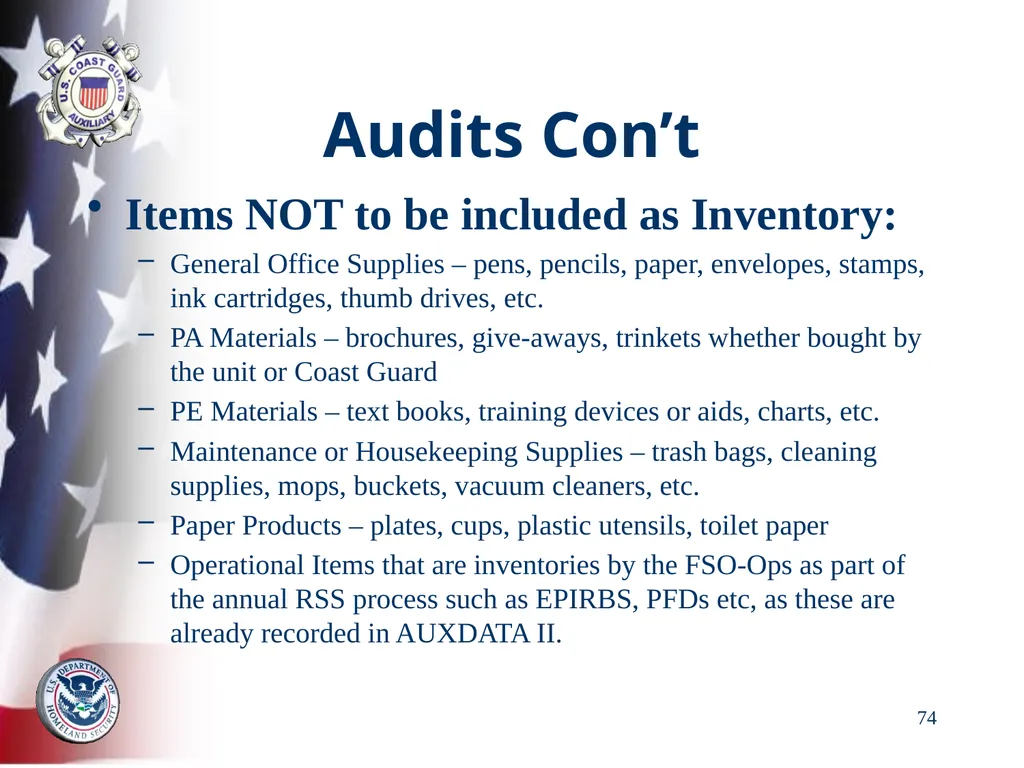 AUXILIARY FINANCIAL CONTROLS 2023 FALL DTRAIN 23 - slide 74 of 88